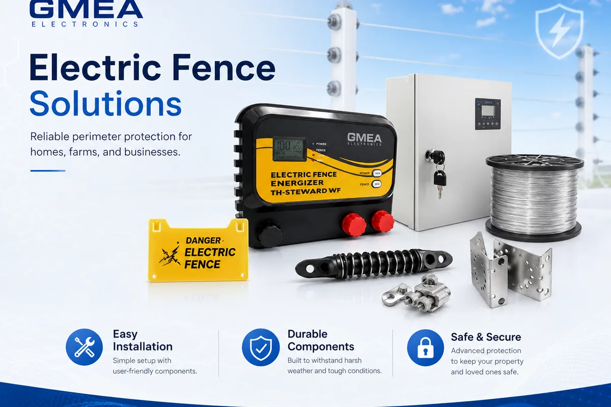 Electric Fence Solutions from GMEA Electronics & CCTV