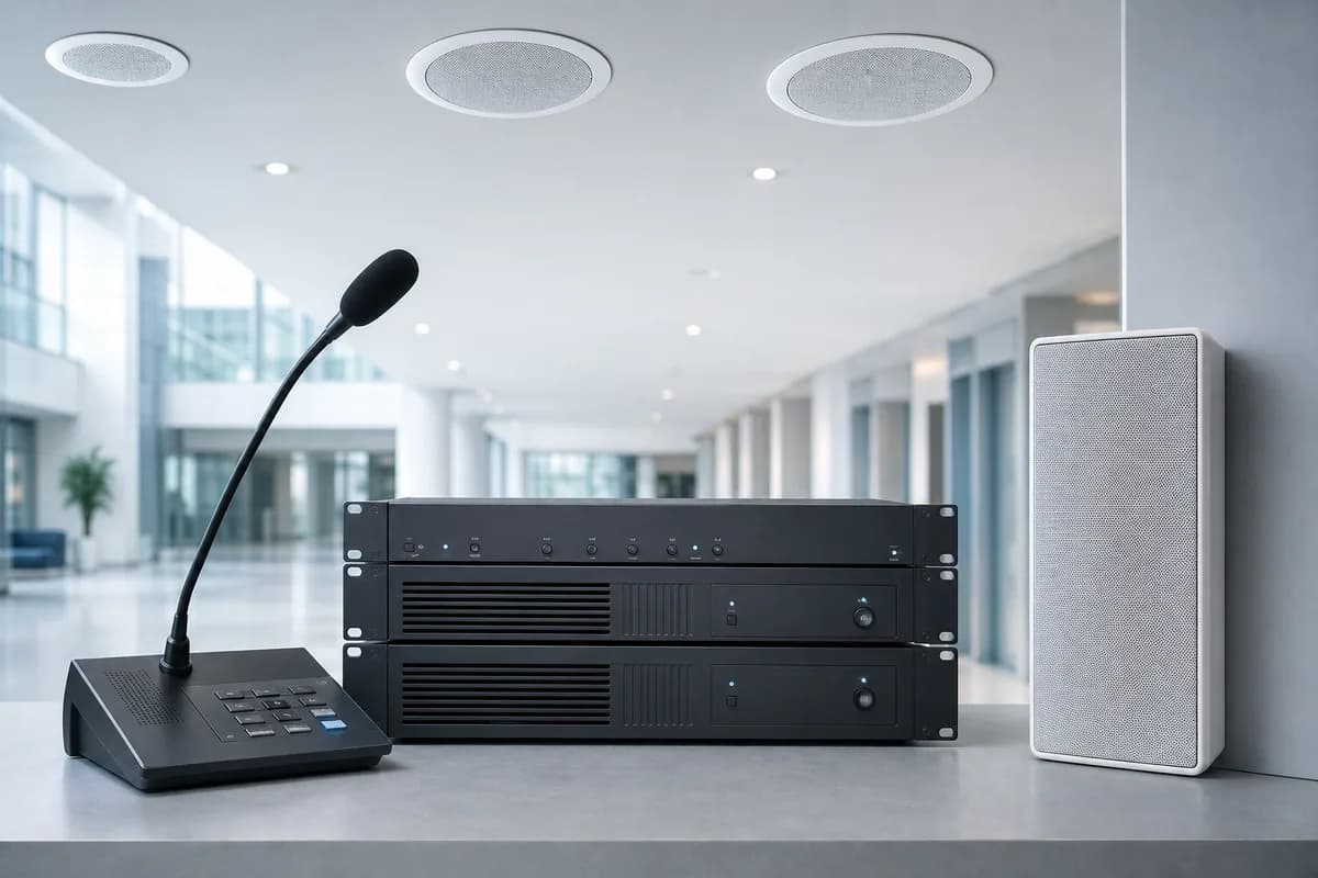 Public Address & Voice Evacuation from GMEA Electronics & CCTV