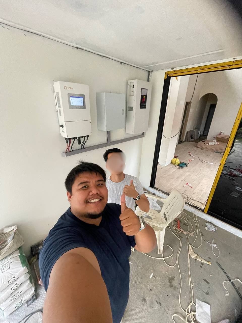 Solar System Handover with Our Client